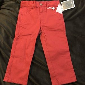 Andy & Evan Boys Maroon Dress Pants NWT